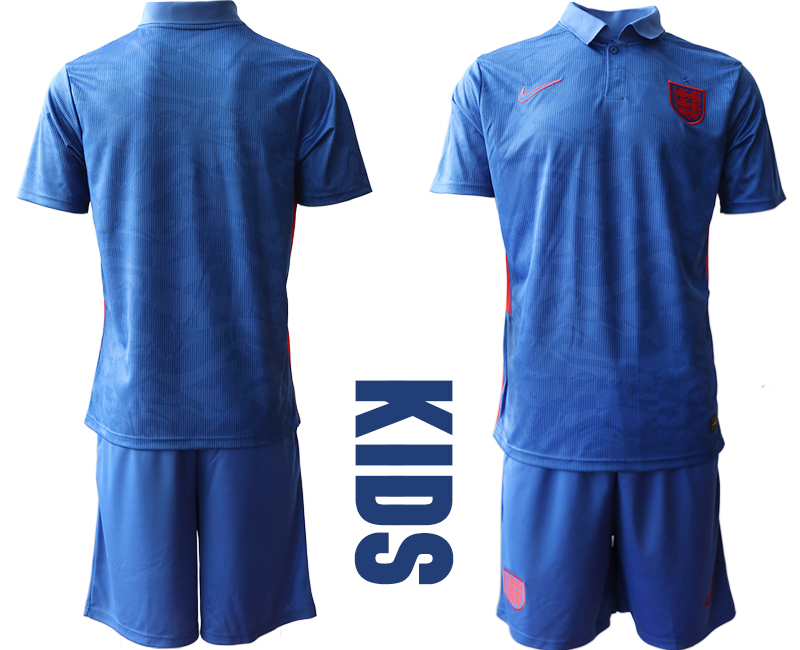 2021 European Cup England away Youth soccer jerseys